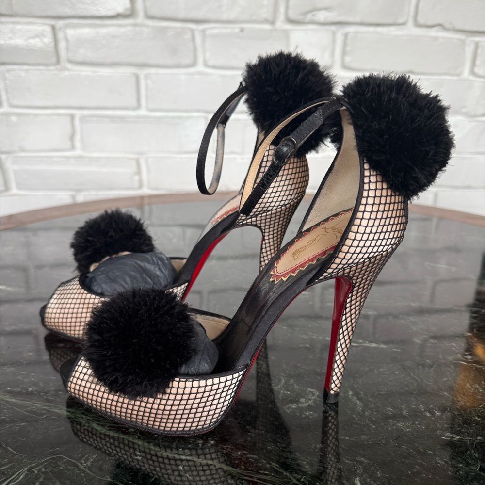 Christian Louboutin RARE Anniversary Edition Pluminette 120 Crepe
